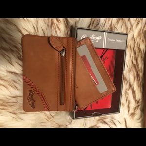 Rawlings leather pouch